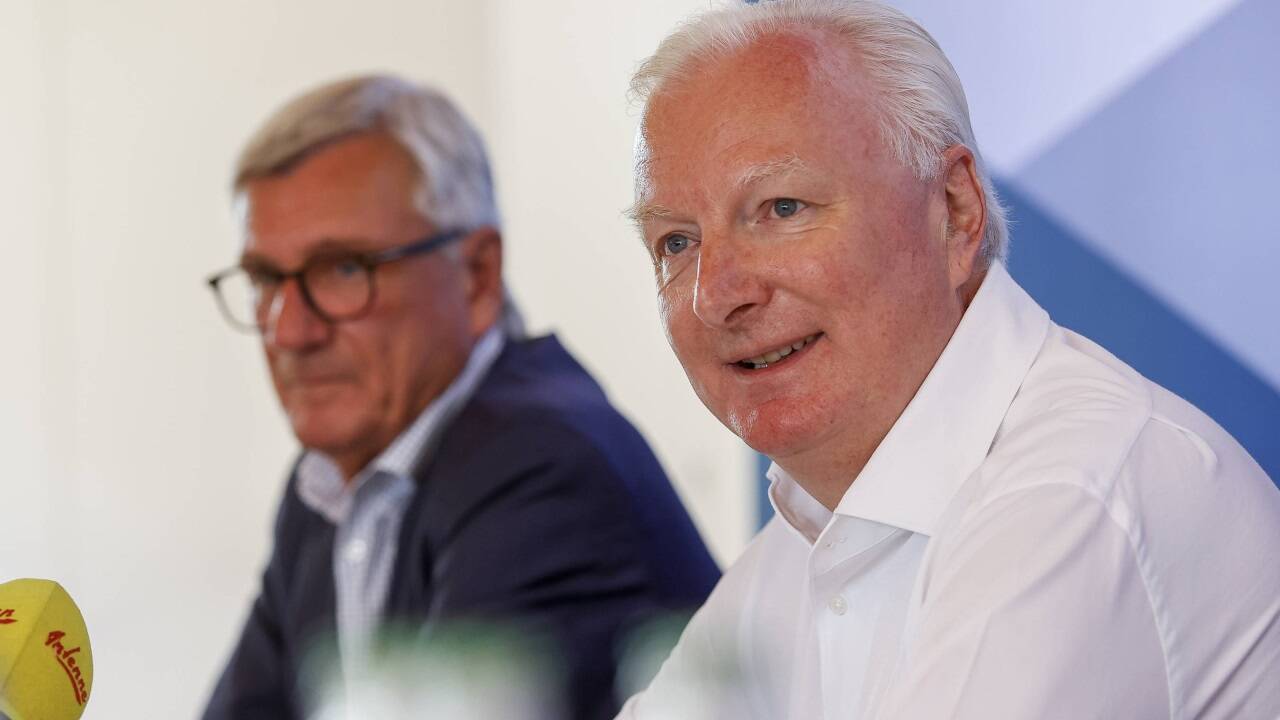 Pressekonferenz am Freitag: Harald Preuner und sein Nachfolger Florian Kreibich in der ÖVP-Zentrale in Schallmoos. 