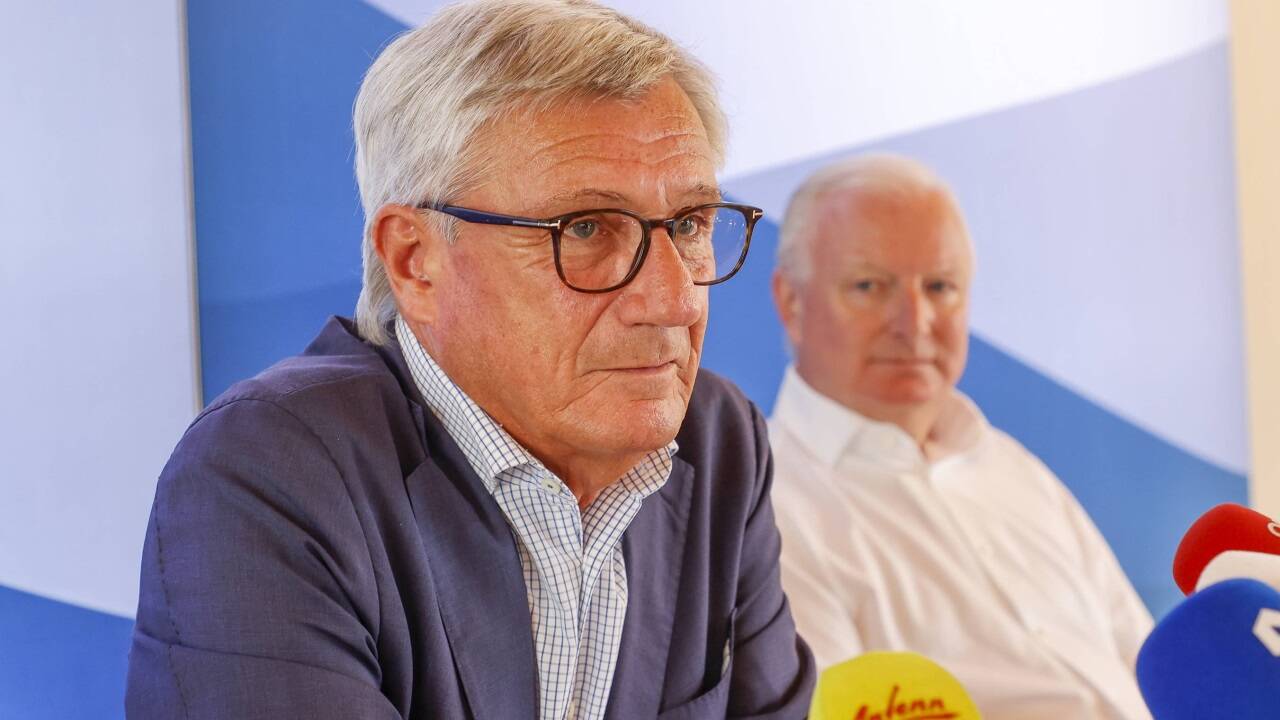 Pressekonferenz am Freitag: Harald Preuner und sein Nachfolger Florian Kreibich in der ÖVP-Zentrale in Schallmoos. 