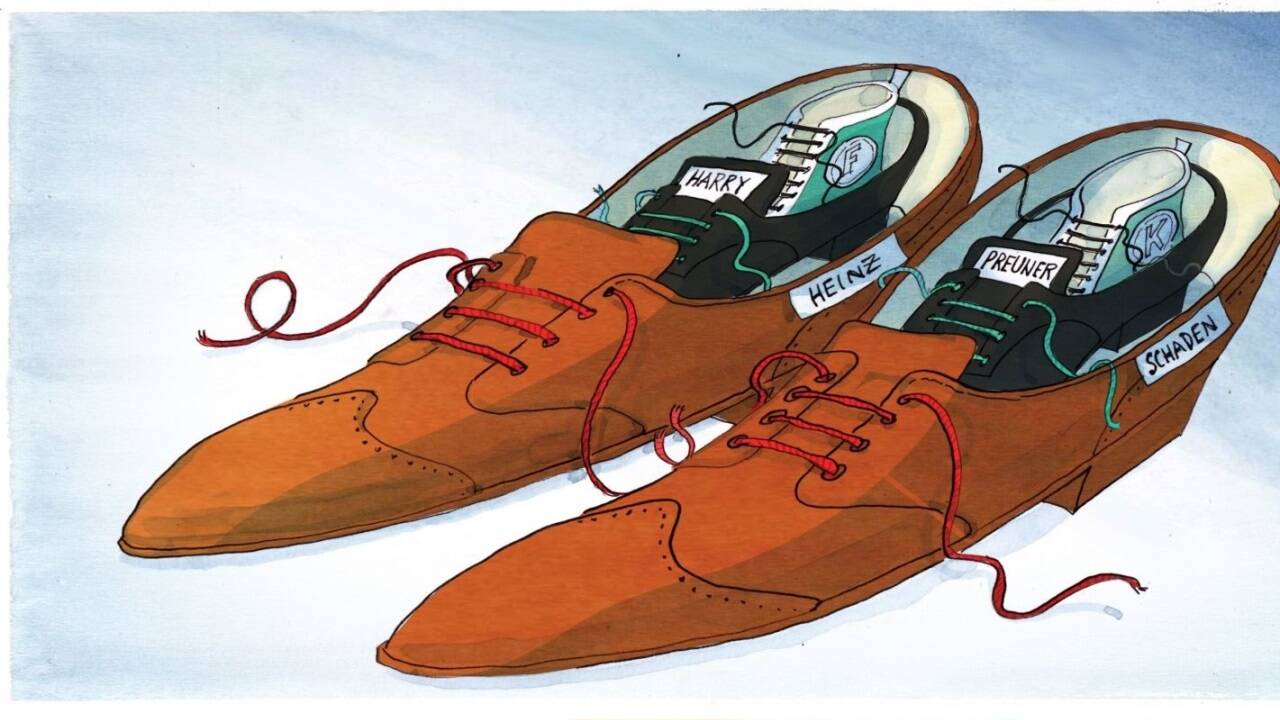 In den Schuhen des . . .  