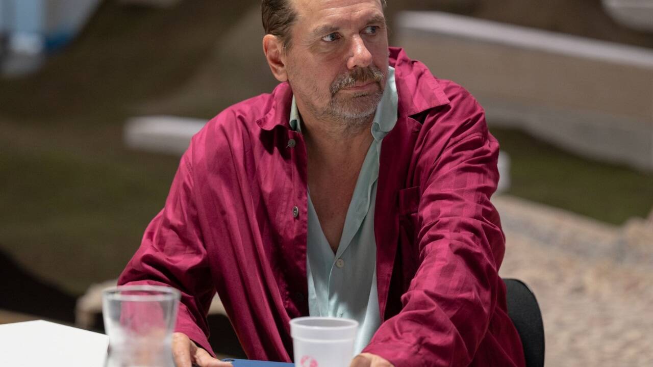 Michael Maertens bei einer „Jedermann“-Probe. 