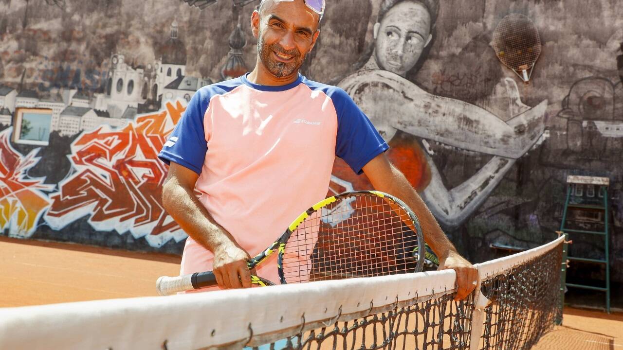 Arvind Preenja will seinen geliebten Tennissport verbreiten. Arvind Preenja will seinen geliebten Tennissport verbreiten.