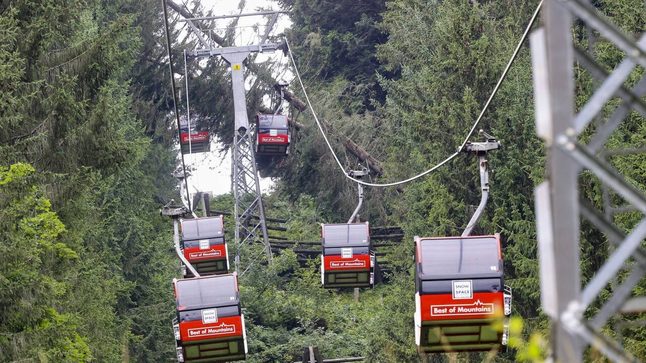 Die Grafenbergbahn am Mittwoch. Ab Donnerstagnachmittag soll die Seilbahn wieder einsatzbereit sein, sagt Wolfgang Hettegger. 