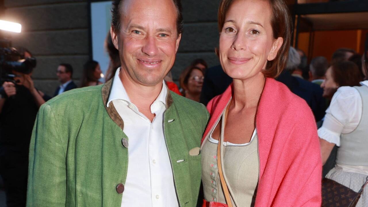 Salzburger Industrielle Stefan Kuhn mit Ehefrau Lisa. 