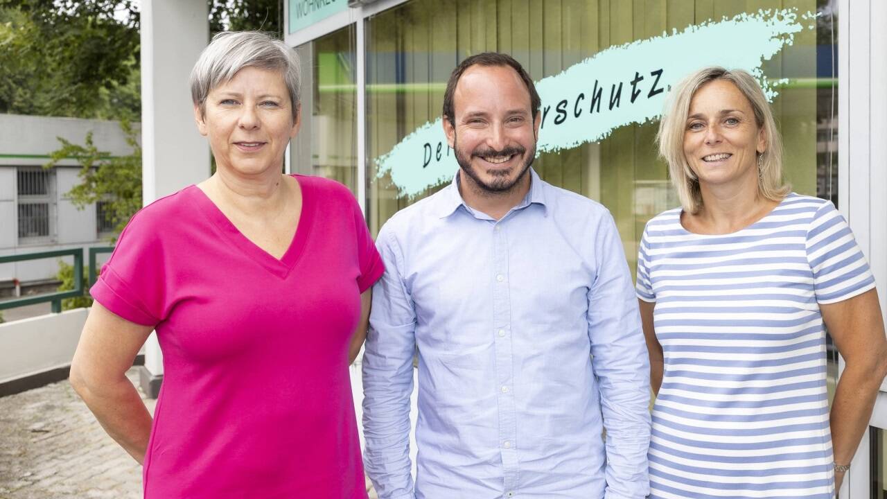 Karin Edtbrustner, Martin Jesch und Andrea Höfinger vom Mieterschutzverband Salzburg sind tagtäglich mit Anfragen von betroffenen Mieterinnen und Mietern konfrontiert.  