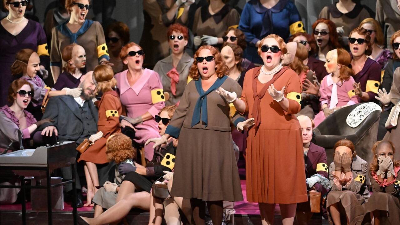 Szene In „Macbeth“ bei den Salzburger Festspielen. Premiere ist am 29. Juli.  
