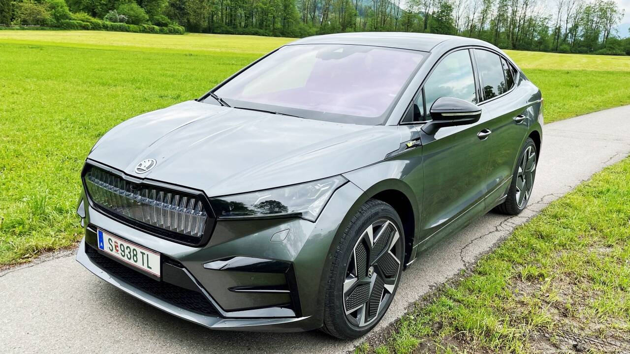 Optisch opulent: Enyaq Coupé RS iV 