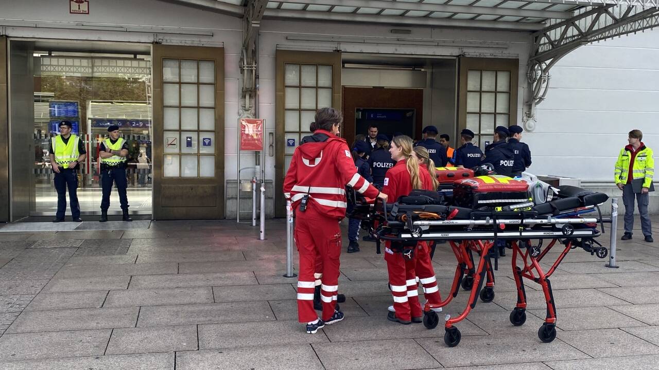 Der Salzburger Hauptbahnhof war am Donnerstagvormittag wegen Bombenalarm gesperrt.  