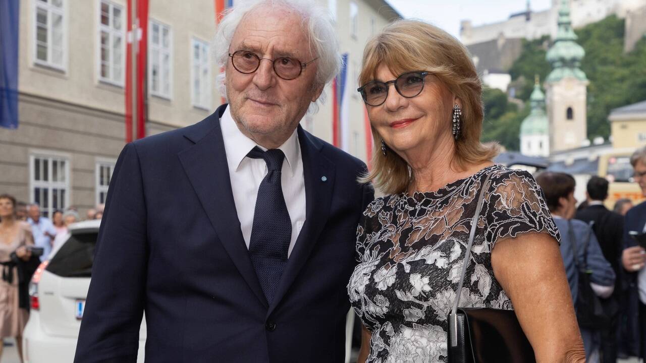 Günther Maria Halmer mit Gattin Claudia. 