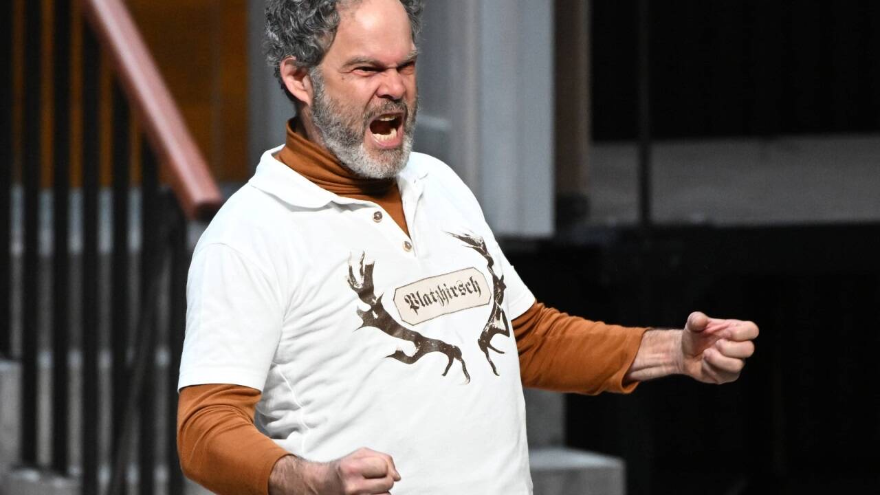 „Falstaff“ bei den Salzburger Festspielen. 