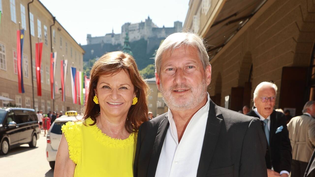 Wüstenrot-Generaldirektorin Susanne Riess-Hahn mit ihrem Mann, EU-Kommissar Johannes Hahn.  