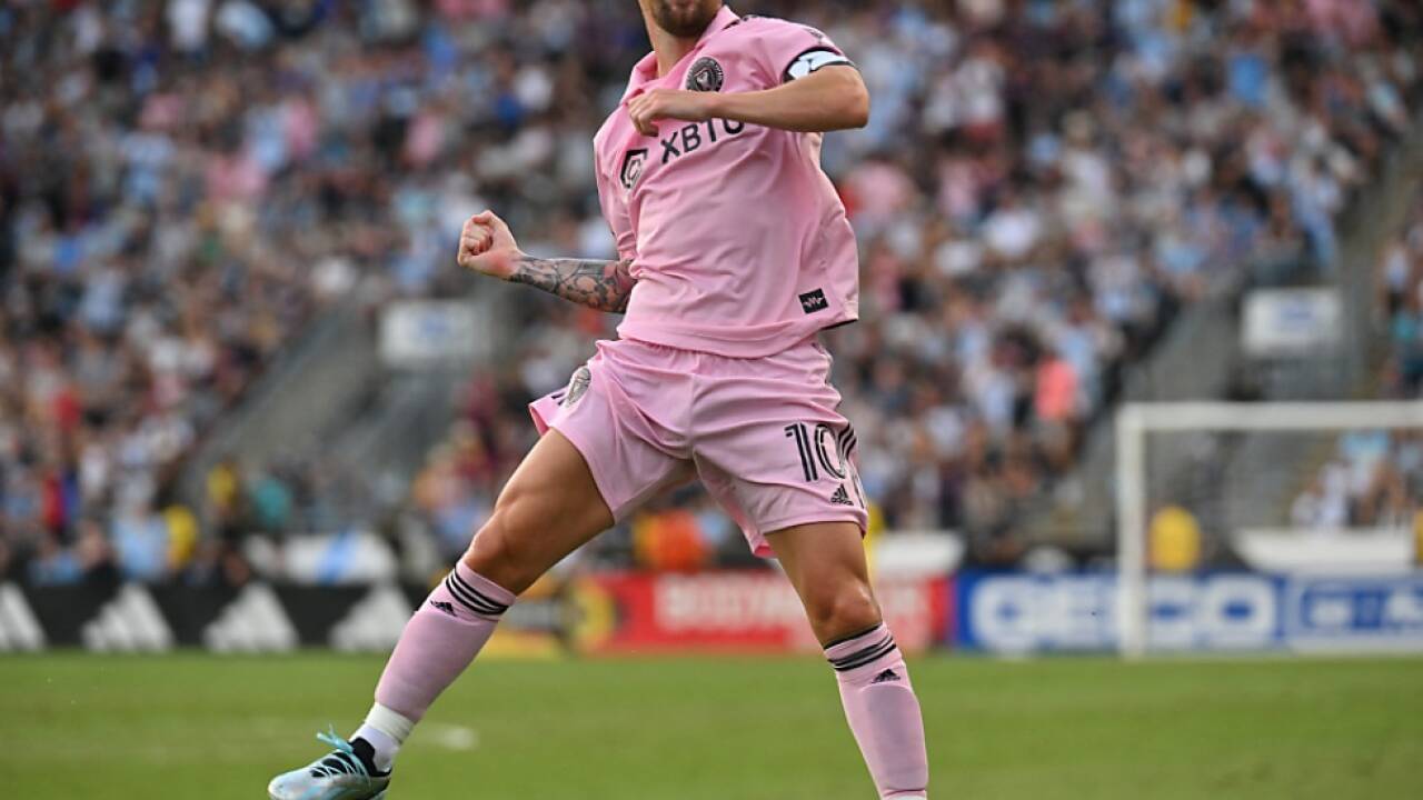 Messi jubelte abermals über einen Treffer  Messi jubelte abermals über einen Treffer