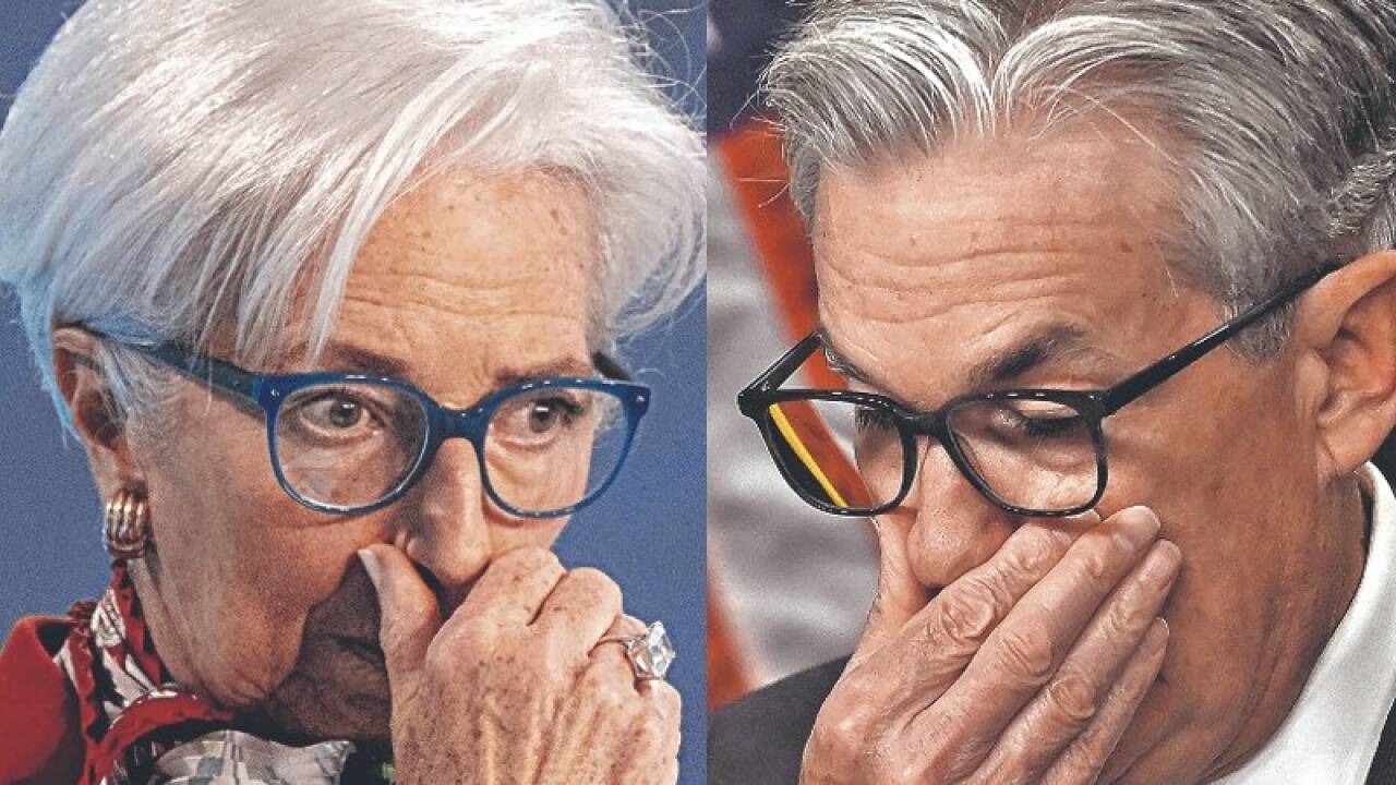 Die Frage, wie straff man die geldpolitischen Zügel ziehen muss, um die Inflation in den Griff zu bekommen, treibt Christine Lagarde und Jay Powell noch immer um. Die Frage, wie straff man die geldpolitischen Zügel ziehen muss, um die Inflation in den Griff zu bekommen, treibt Christine Lagarde und Jay Powell noch immer um.