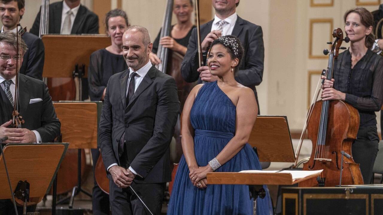 Antonello Manacorda und Sopranistin Golda Schultz  Antonello Manacorda und Sopranistin Golda Schultz