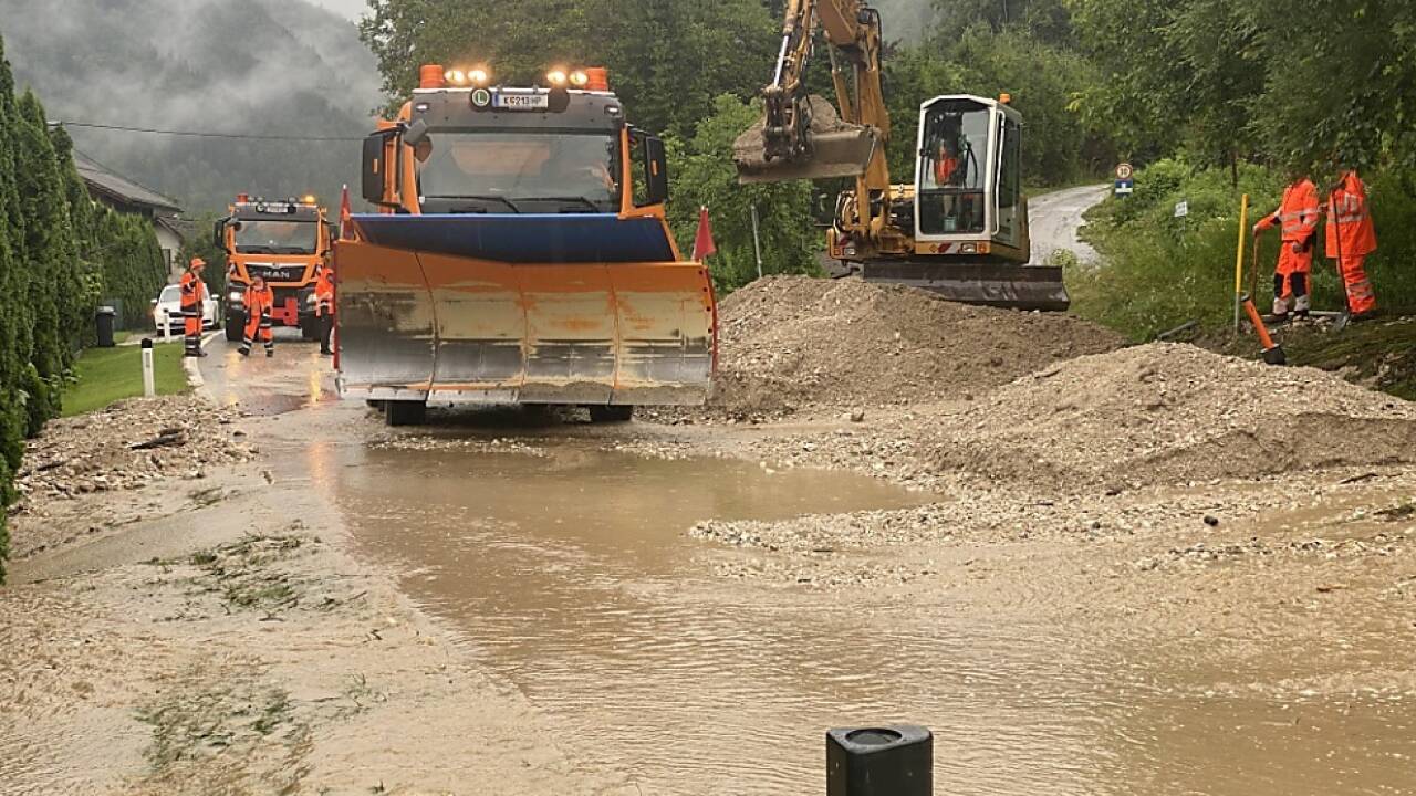Schäden in Bad Eisenkappel waren beim letzten Unwetter enorm 