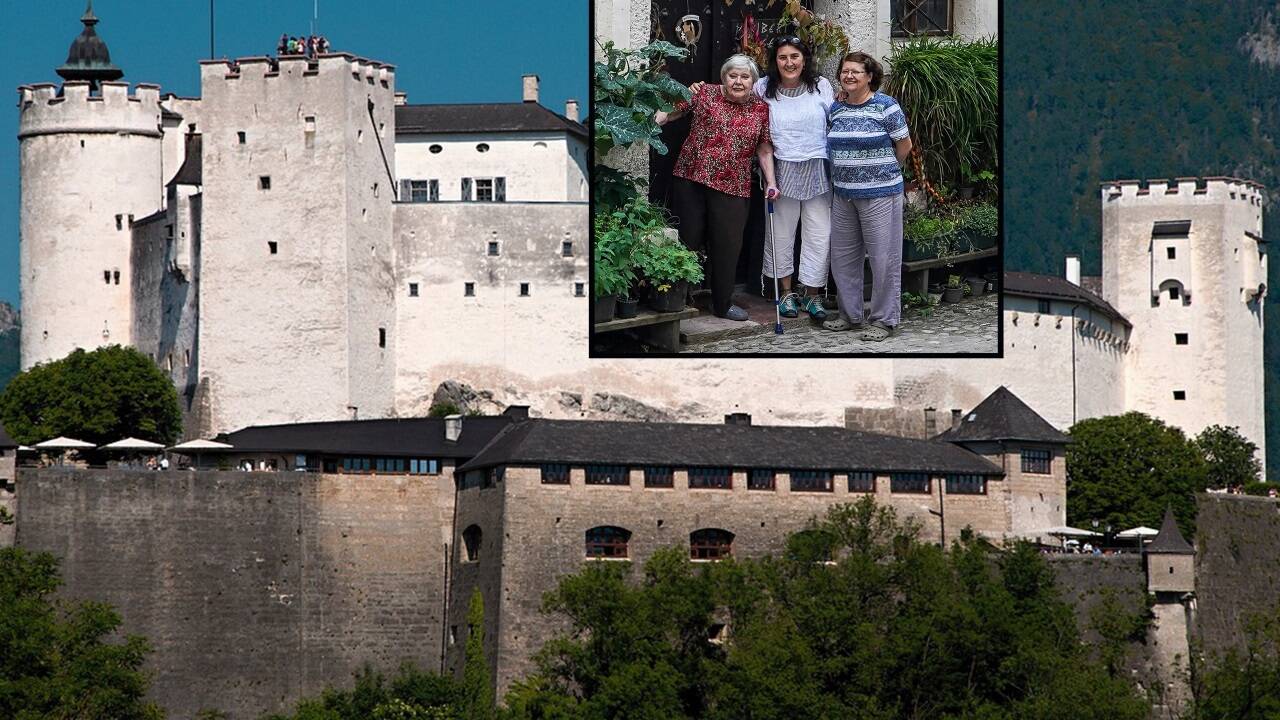 Familie Wieser wohnt im Wahrzeichen der Stadt − der Festung Hohensalzburg. 