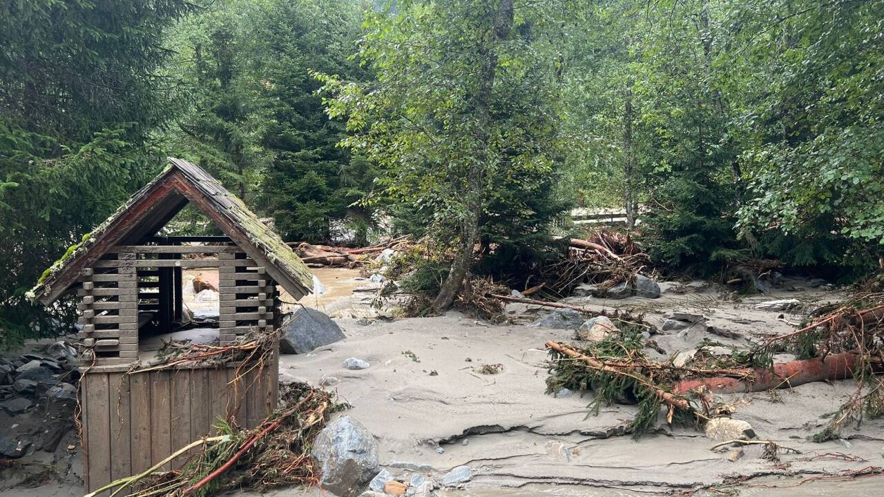 Die Goldwaschanlage in Rauris wurde bei den Unwettern fast vollständig zerstört. 