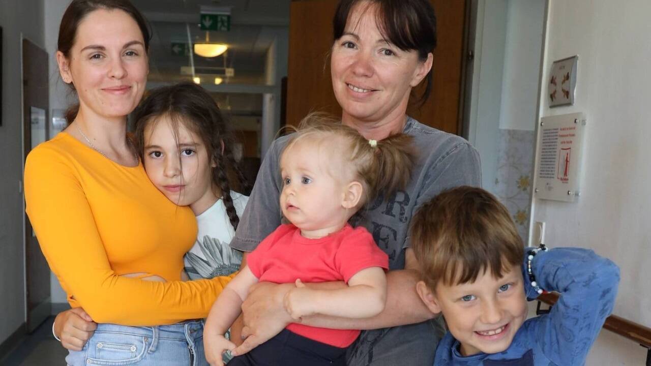 Familie Lagovska kam kurz vor Weihnachten von Odessa nach Salzburg. 