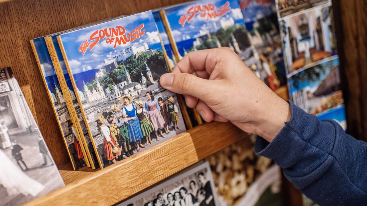 „Sound of Music“-Souvenirs und CDs. 