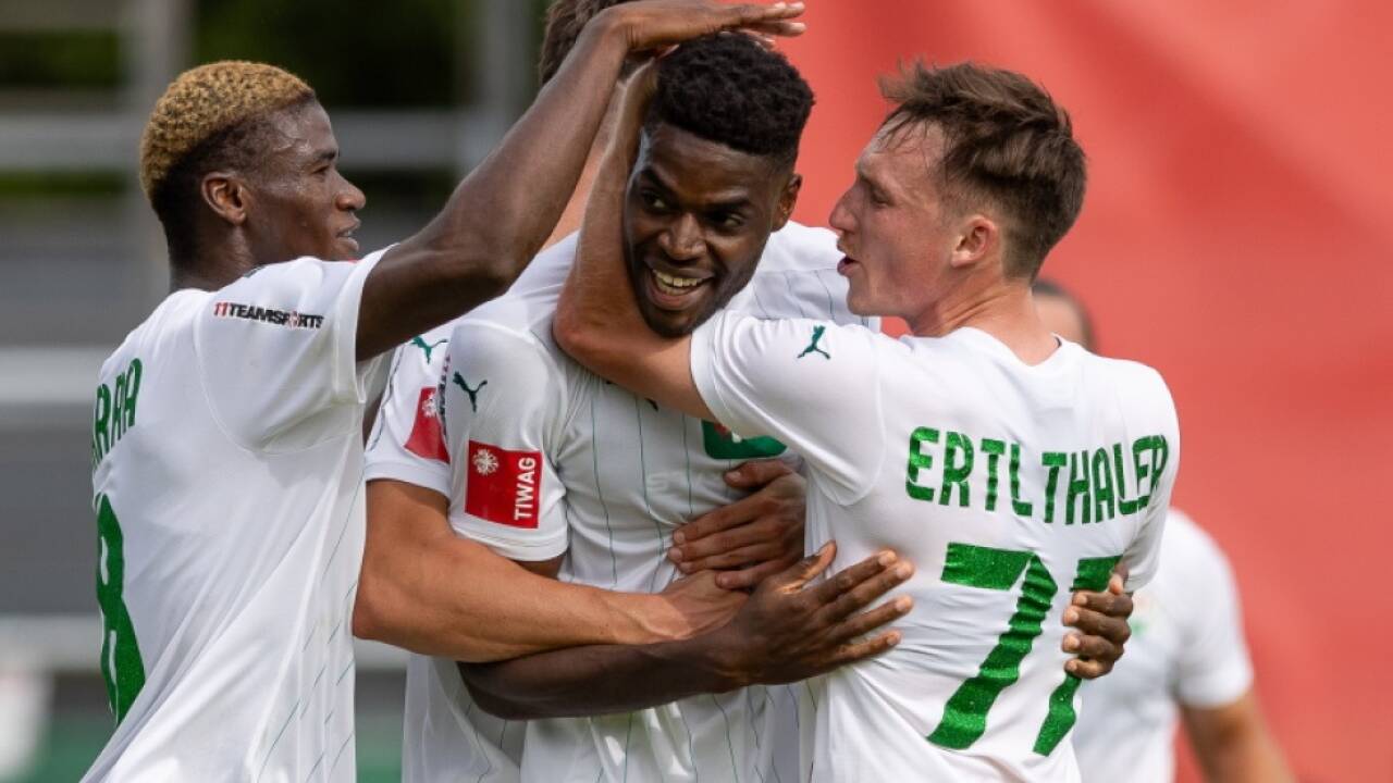 WSG Tirol jubelt über den ersten Saisonsieg WSG Tirol jubelt über den ersten Saisonsieg