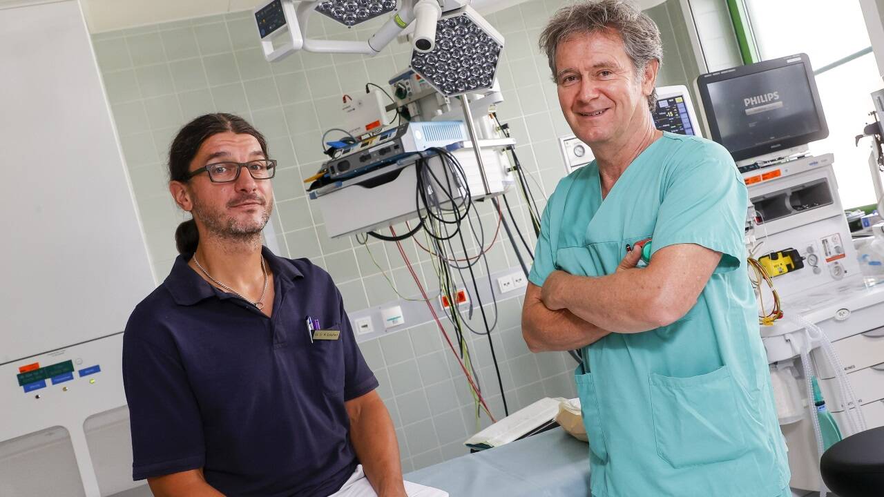 Kinderchirurg Matthias Schaffert und Intensivmediziner Bernhard Ziegler: „Viele sind sich der Gefahr nicht bewusst.“ 