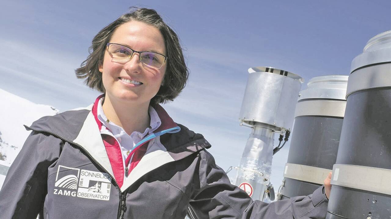 Elke Ludewig, Leiterin des Observatoriums auf dem Sonnblick: „Im Hochgebirge können wir mit Wasser nicht gut umgehen. Wir brauchen den Schnee.“  