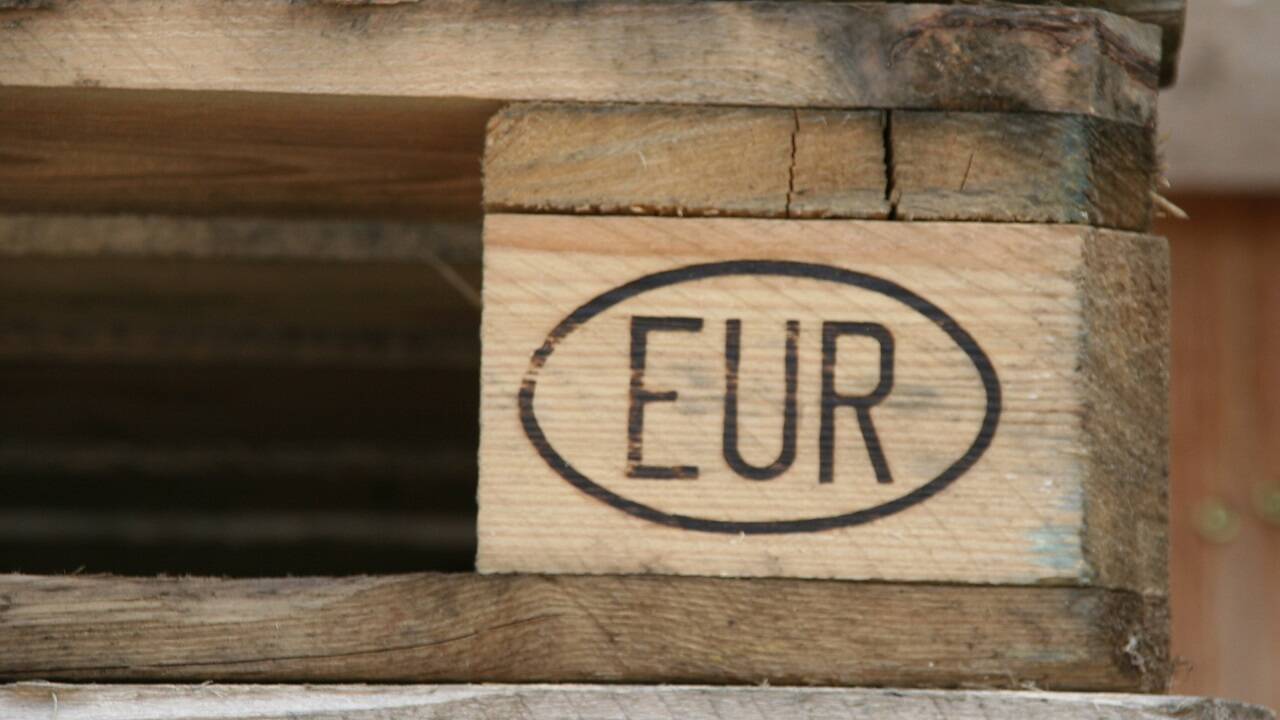 Euro-Paletten (Symbolbild). 