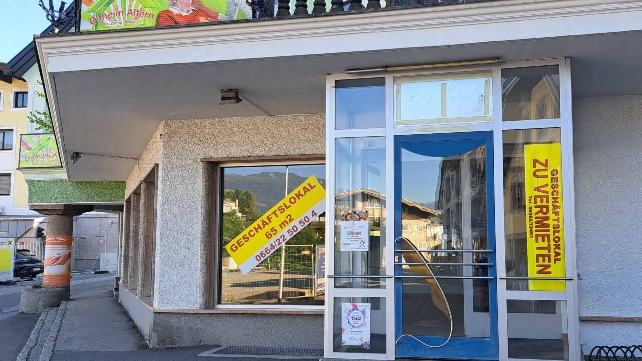 Aktuell kann man in Saalfelden Geschäftsflächen in verschiedensten Größen bekommen: Vom kleinen Laden bis hin zum ganzen Gebäude ist alles möglich. 