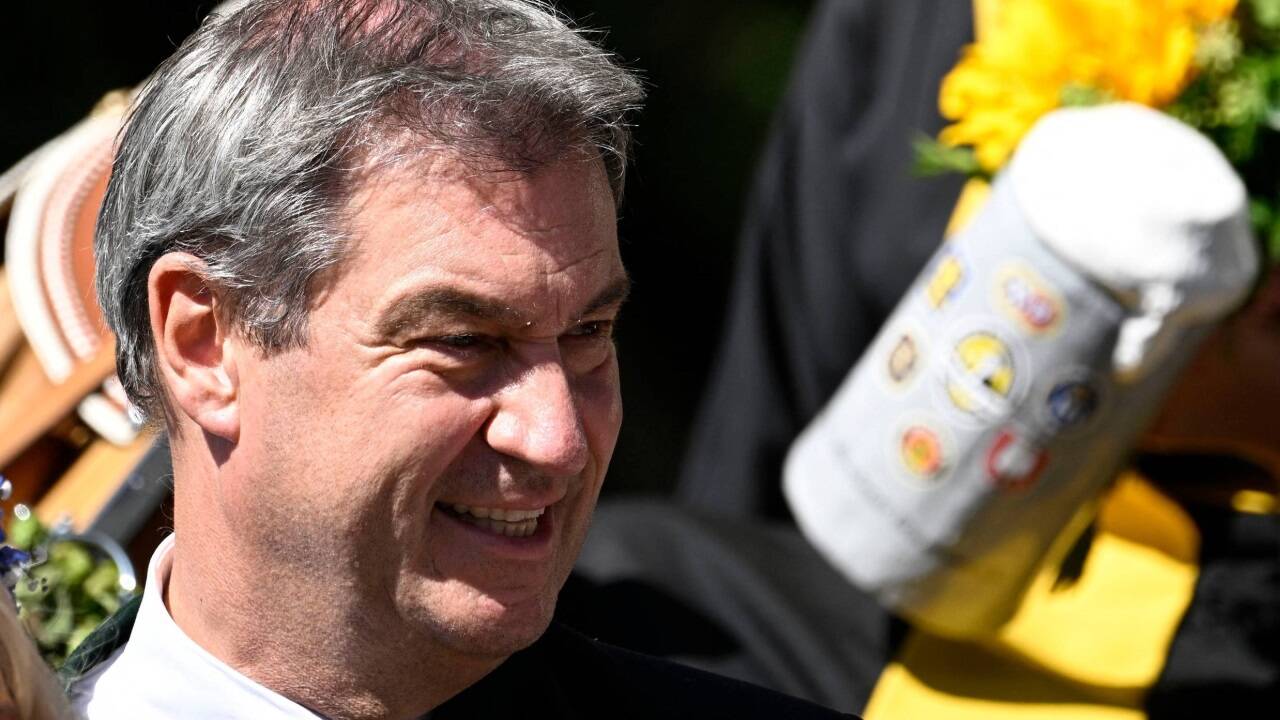 Söder im Wahlkampfmodus – in zweieinhalb Wochen wird in Bayern gewählt.  