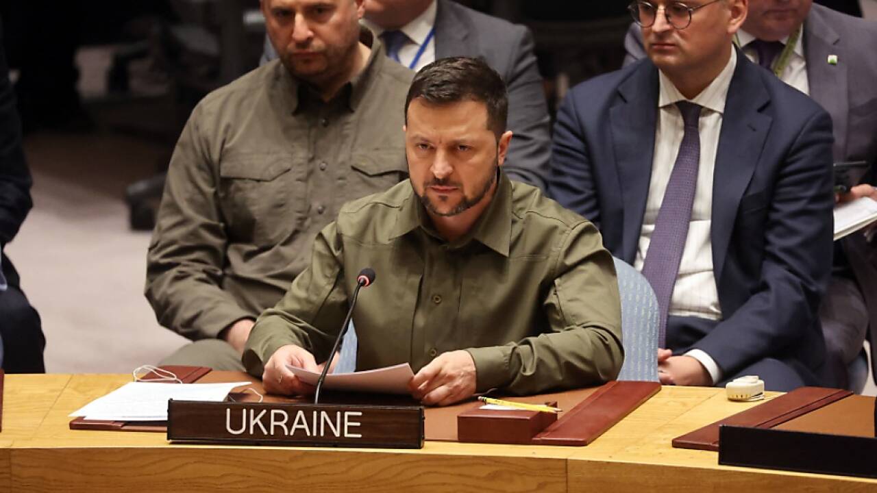 Selenskyj wirbt im mächtigsten UNO-Gremium um globalen Süden 