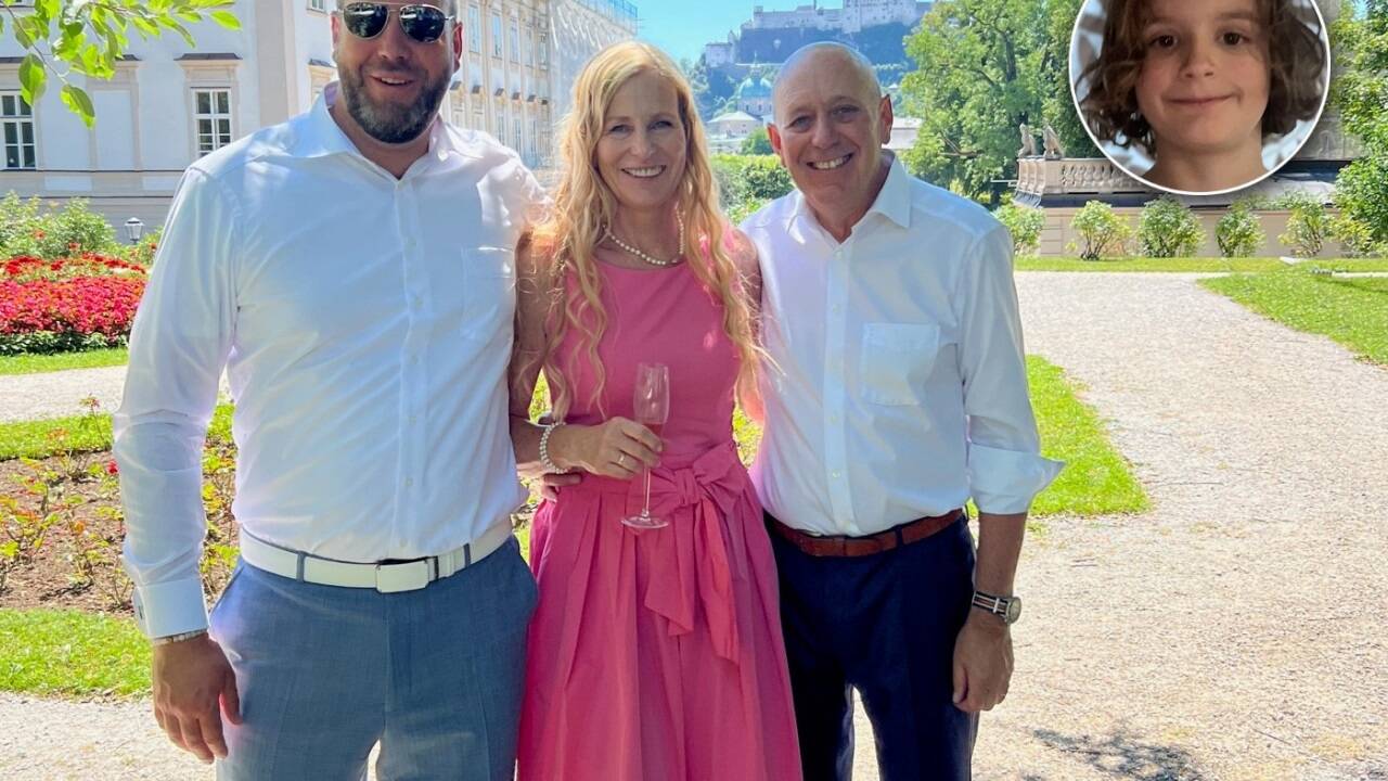 Eine Salzburger Familie mit drei Ruperts: Rupert Weiss mit Gattin Claudia und Sohn Rupert. Auch dessen Sohn (7) heißt Rupert.  