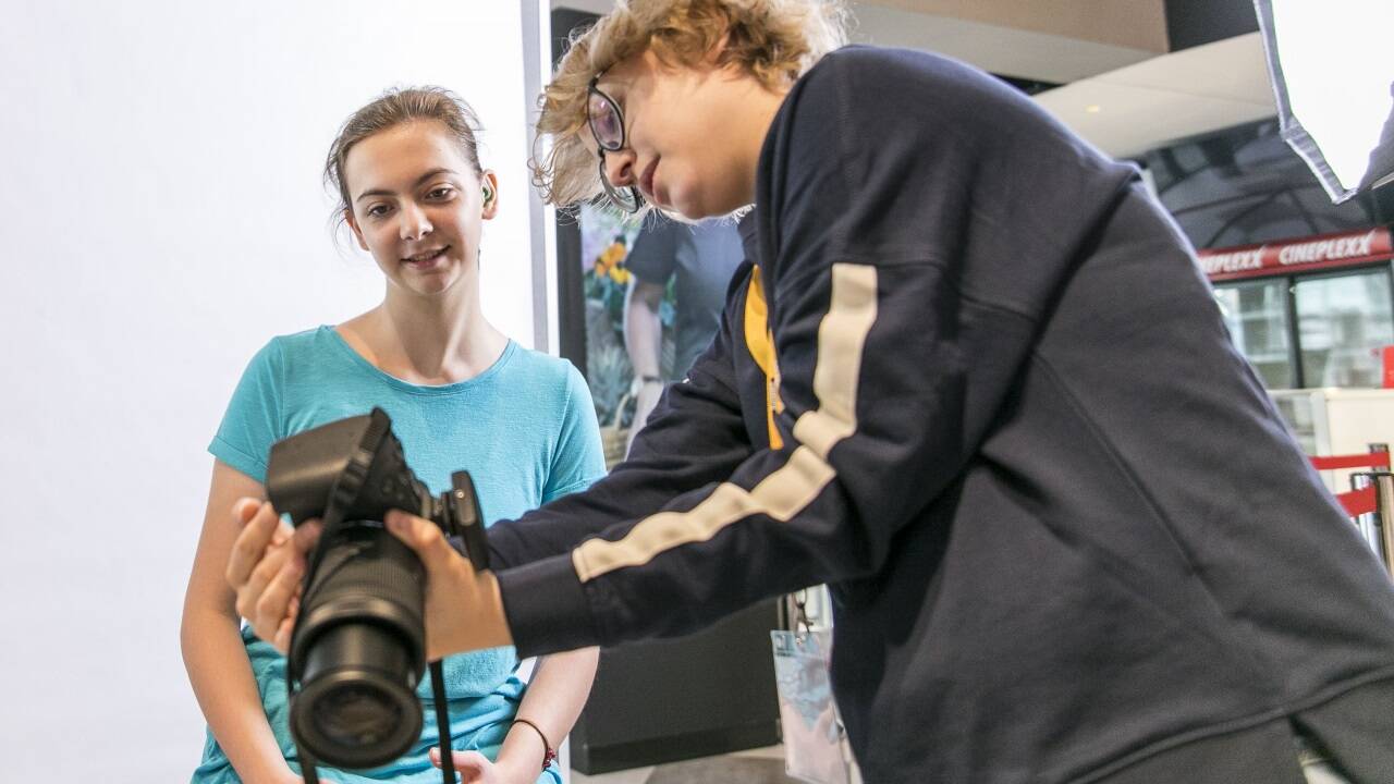Einer der Services: das Bewerbungsfoto vom Fotografen. 