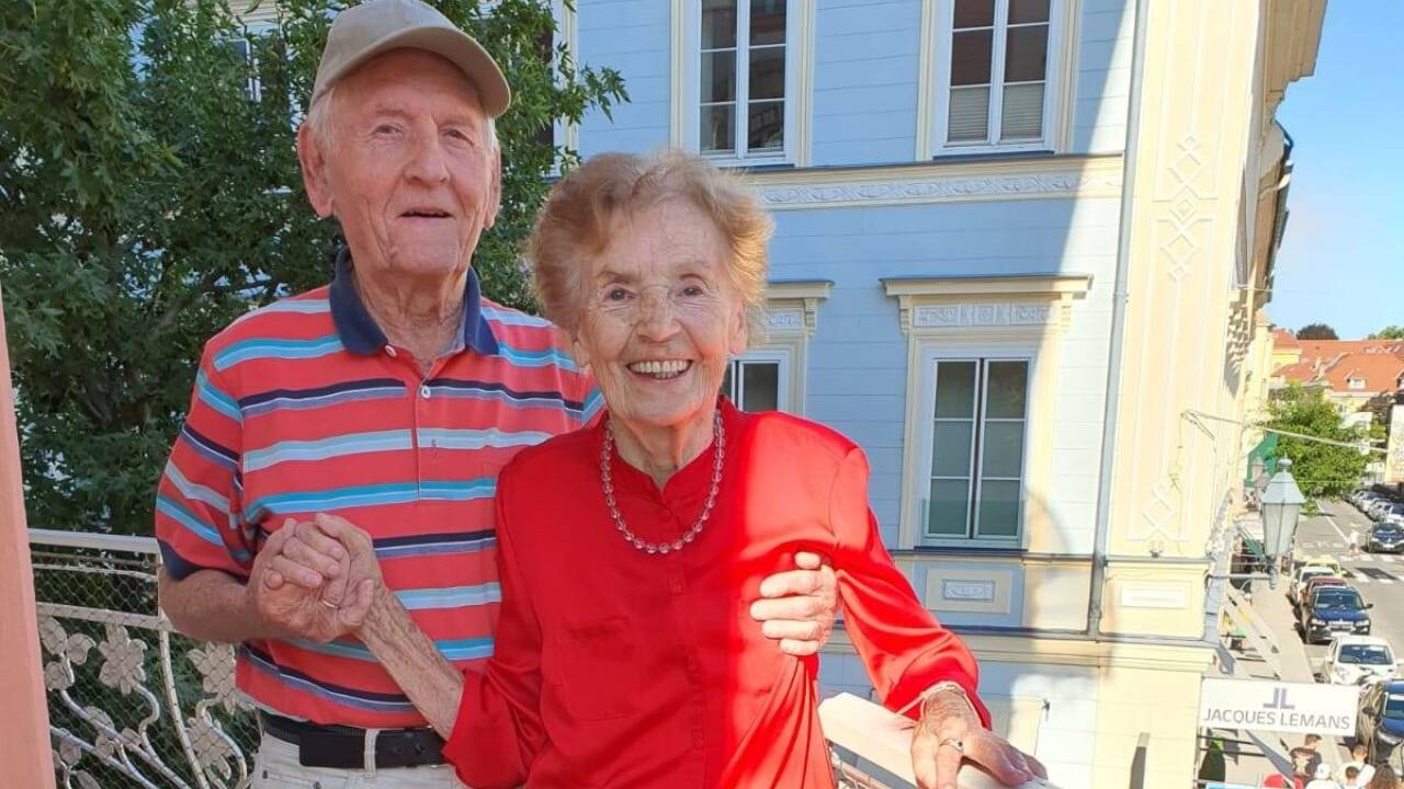 Horst und Traute sind seit 70 Jahren verheiratet.  