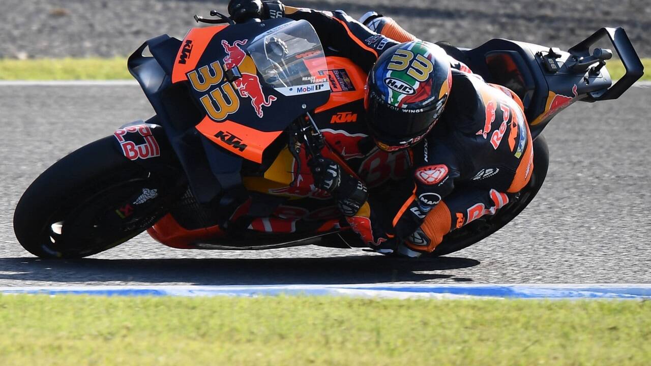 Brad Binder brannte beim Trainingsfreitag in Japan die Bestzeit in den Asphalt. 