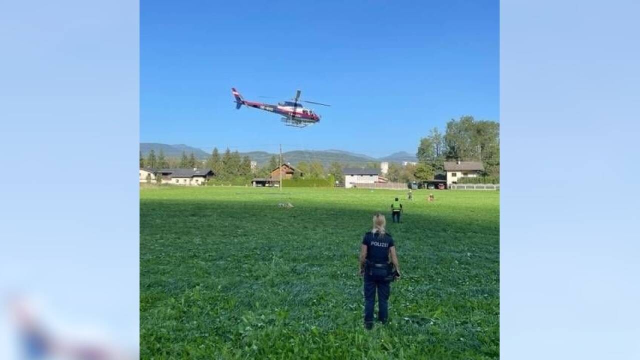 Die Alpinpolizei barg die tödlich verunglückte Tennengauerin. Die Alpinpolizei barg die tödlich verunglückte Tennengauerin.