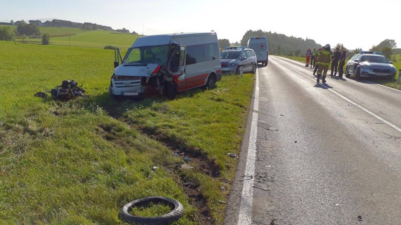 Die Unfallstelle in Seekirchen (Ortsteil Huttich). 