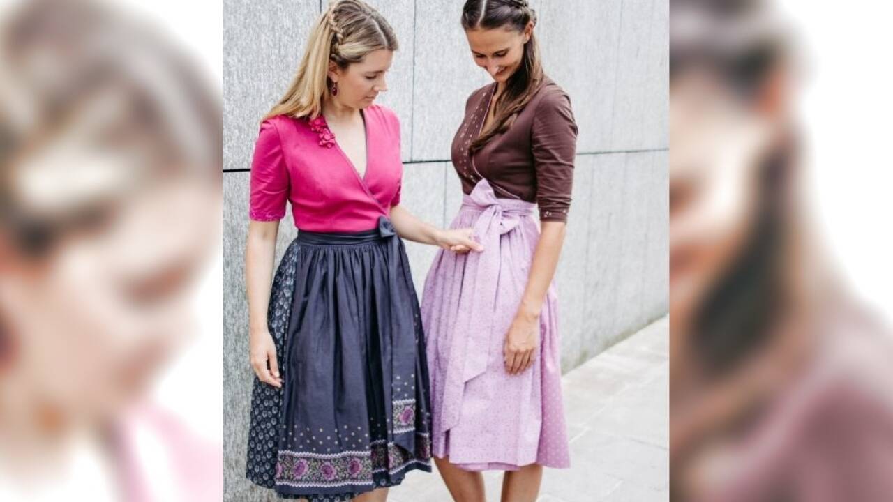 Das Wickeldirndl besticht durch eine Vielfalt an Gestaltungsmöglichkeiten. 