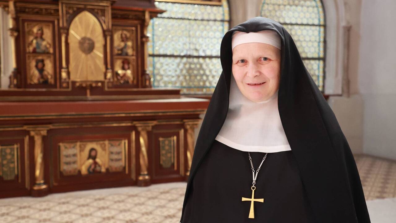 Die Nonnberger Äbtissin M. Veronika Kronlachner.  
