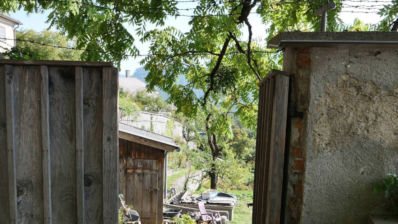 Ein versteckter Ort auf dem Nonnberg, der „Herrengarten“. Er ist nicht öffentlich zugänglich. 