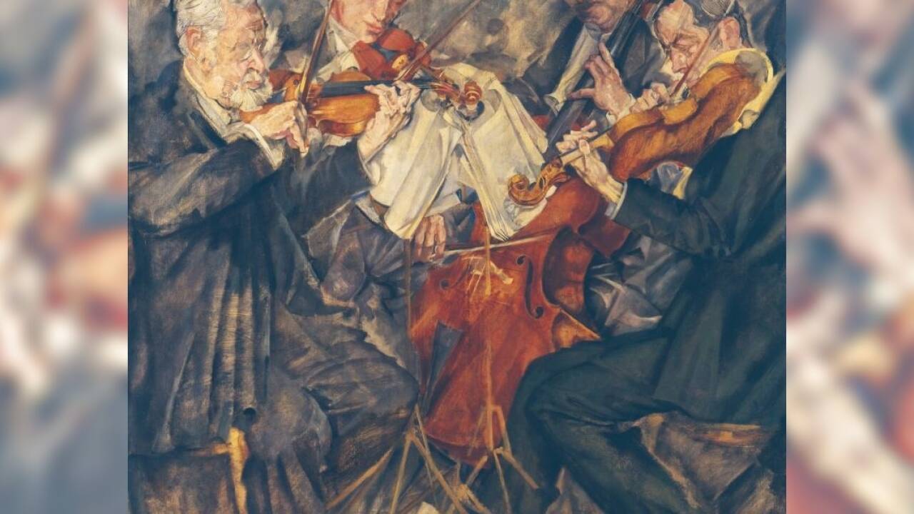 Max Oppenheimer, „Rosé Quartett“, 1924.  