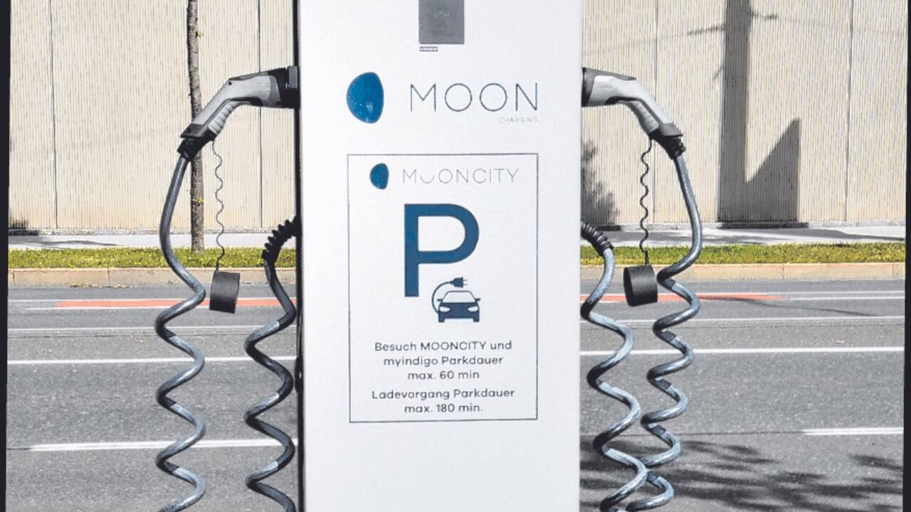 Laden während des Besuchs.  