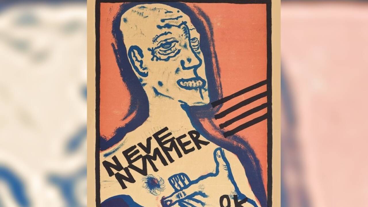 Oskar Kokoschka 1886–1980 Plakat Der Sturm, 1910 Lithografie auf Papier | 71 × 47,3 cm, Leopold Museum, Wien. 