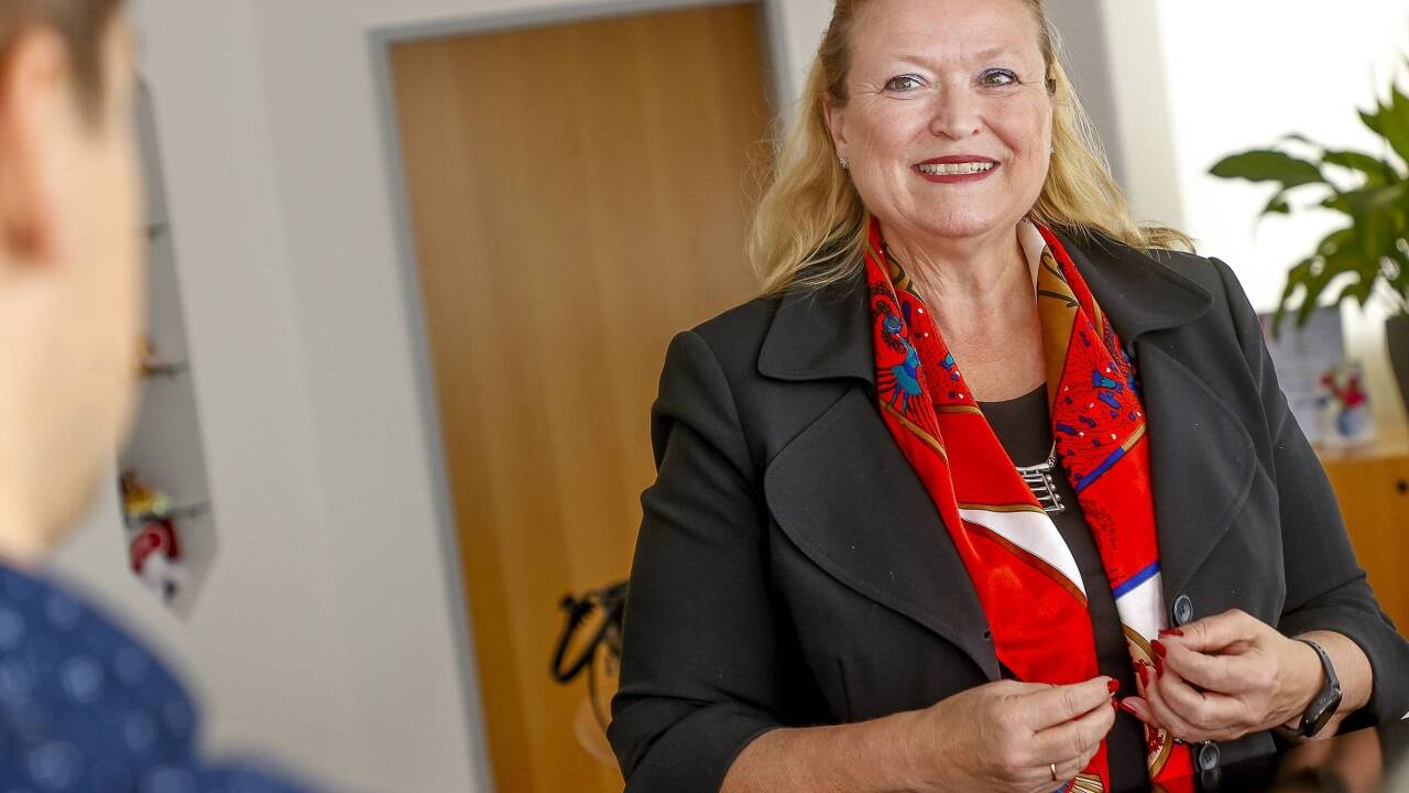 Flughafen-Geschäftsführerin Bettina Ganghofer.  