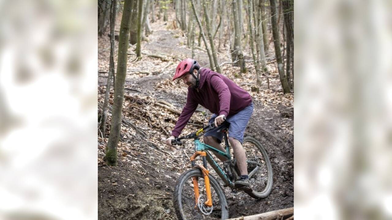 Der Trail auf dem Heuberg ist zwar legal, aber nichts für Anfänger. 