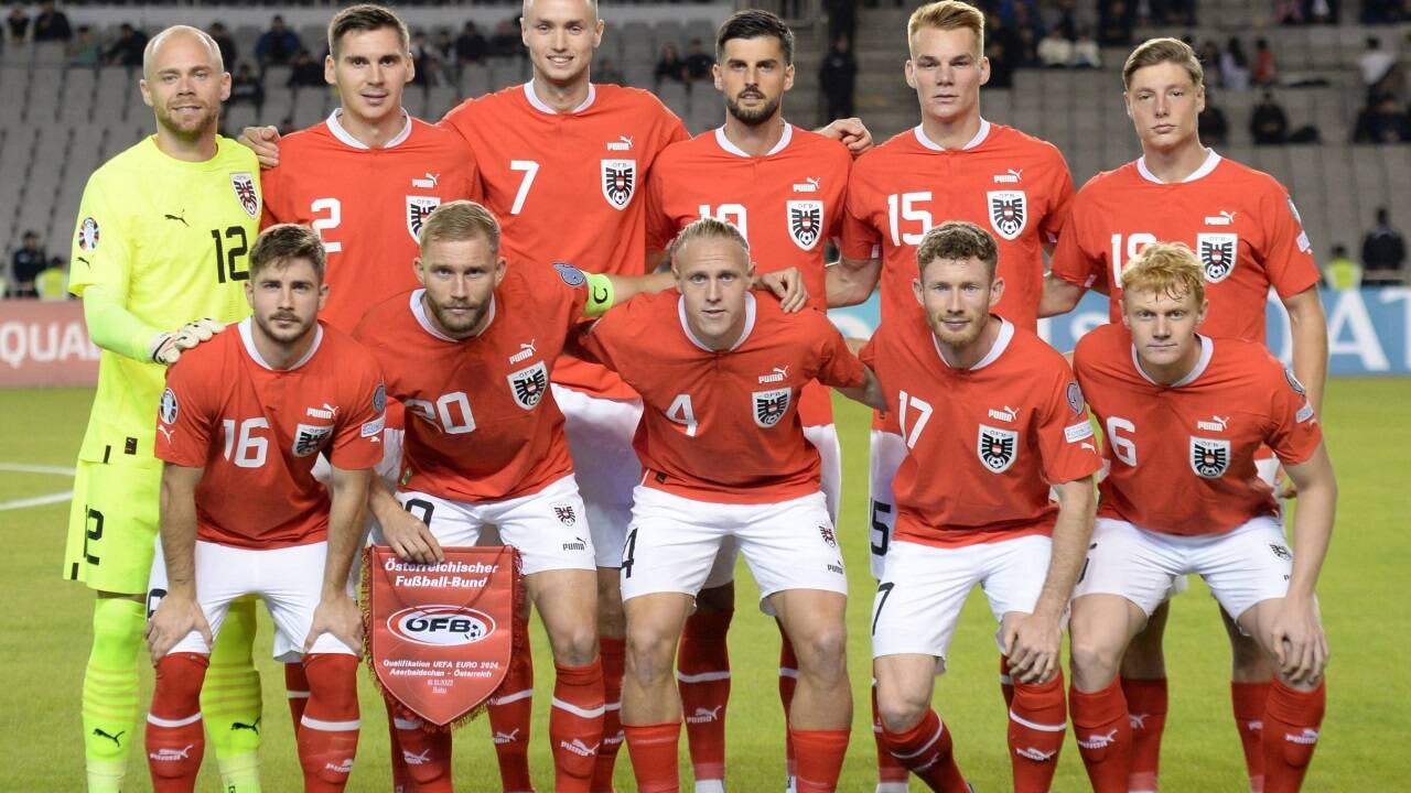 Österreichs Startelf in Baku. 