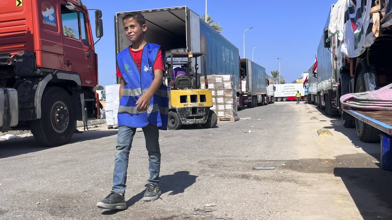 Hilfslieferungen aus Ägypten 