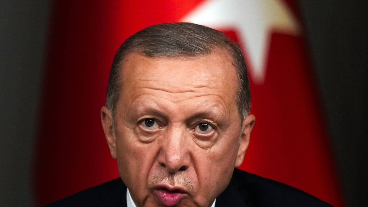Der türkische Präsident Erdoğan bezeichnete das Vorgehen Israels in Gaza als Völkermord. Der türkische Präsident Erdoğan bezeichnete das Vorgehen Israels in Gaza als Völkermord.