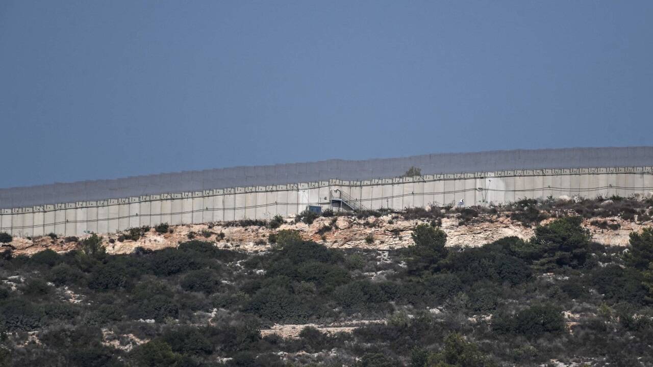 Die Grenze zwischen dem Libanon und Israel. Die Grenze zwischen dem Libanon und Israel.
