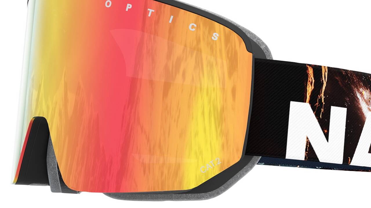 Bei den neuesten Skibrillenmodellen wurde das Design des Brillenbandes mit KI erstellt. 