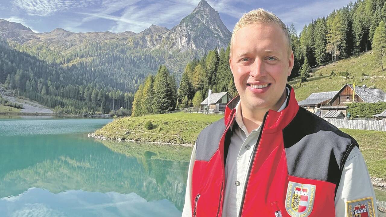 Der neue Landesleiter der Salzburger Berg- und Naturwacht, Johannes Moser, inmitten des Naturparks Riedingtal in Zederhaus. 