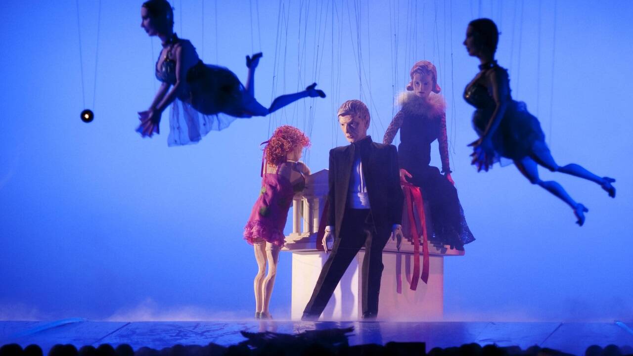 Siegfried, das Waldvöglein und der Riese in „Ring des Nibelungen“  Siegfried, das Waldvöglein und der Riese in „Ring des Nibelungen“